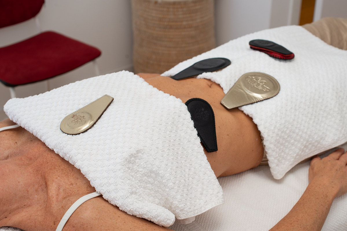 Paciente con imanes par Biomagnético